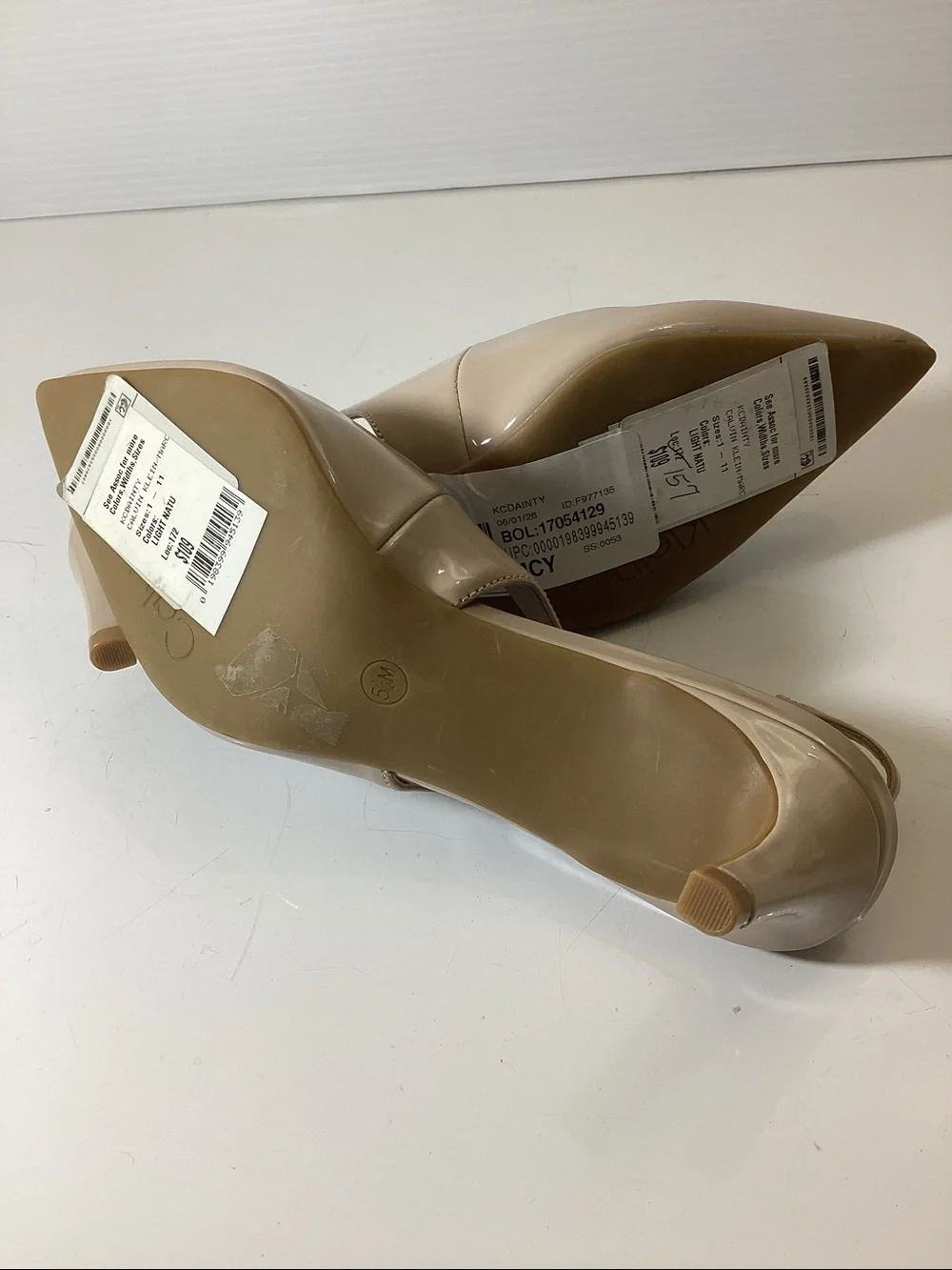 Calvin Klein Women's Dainty Kitten Heel Slingback Pumps